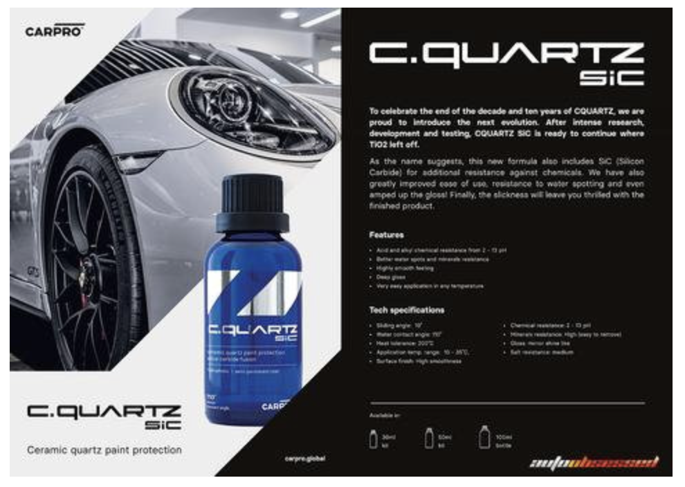 CQuartz Ceramic Paint Coatings - Premium Auto Salon Hawaii